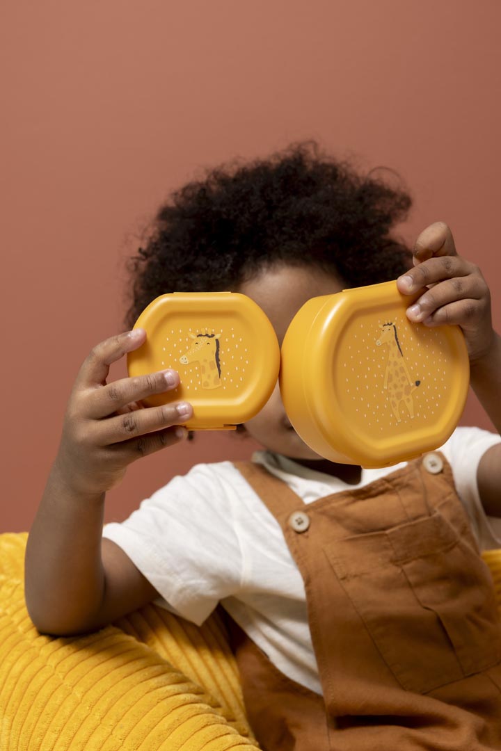 Snack box with clip - 2pcs - Mr. Giraffe